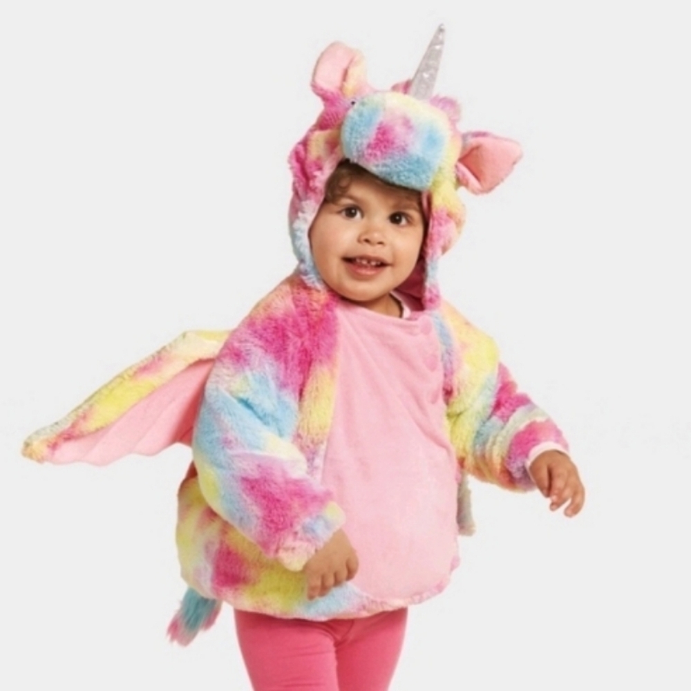 NWT Rainbow Unicorn Infant Halloween Costume 6-12 Months